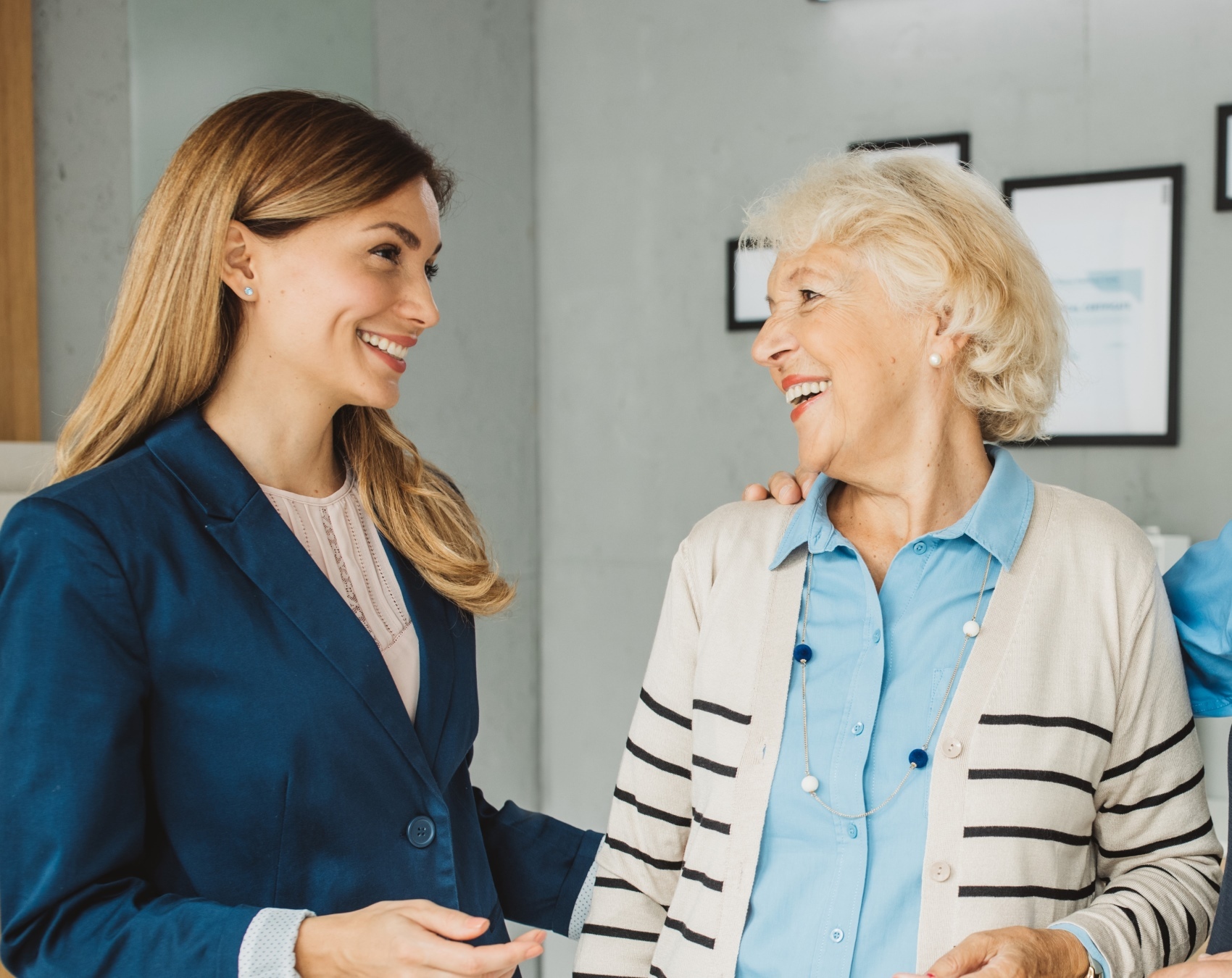 Assisted Living Woman and Daughter
